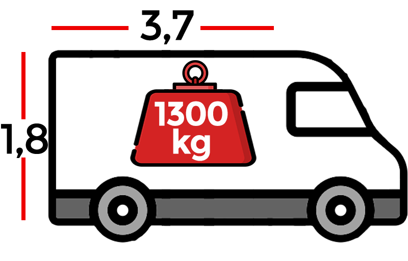 alquiler furgoneta valencia grande, tamaño XL